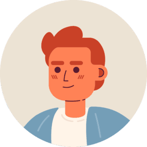 Ilustratie avatar bărbat zâmbitor